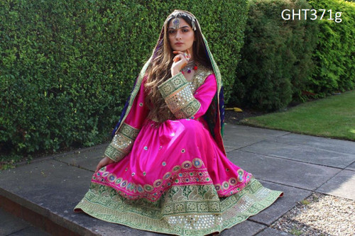 afghan clothes, muslim bridal dress