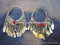 tribal nomad fusion artwork earrings 