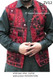 afghan vest, muslim wedding waistcoat, pathan needlework vests