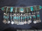 handmade kuchi jewellery necklace with turquoise stones