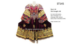 afghani dress, vintage kuchi outfit