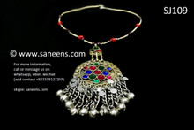 afghan jewelry, tribal fashion handmade necklace