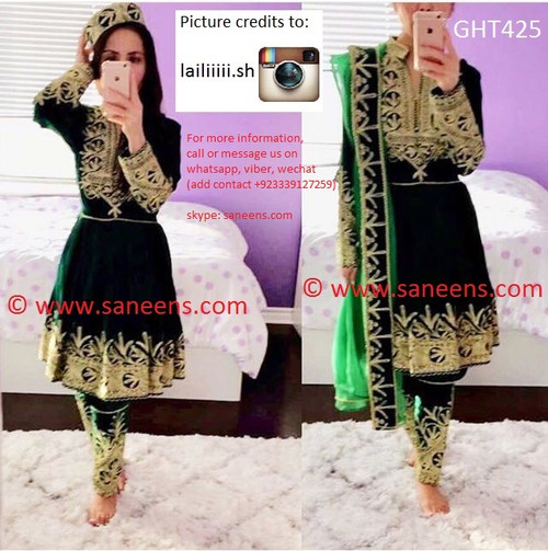 afghan clothes, pashtun bridal dress