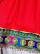 afghan dress in red color, hijab fashion