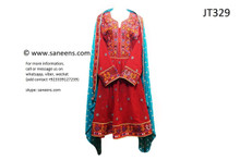 afghan clothes, pashtun bridal frock