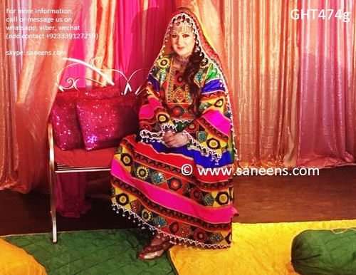 afghan clothes, pashtun singer dress