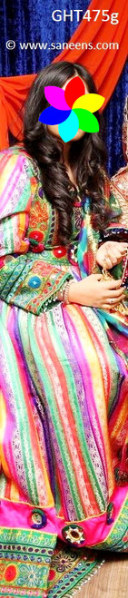 afghan gown, afghan clothes, pashtun bridal frock
