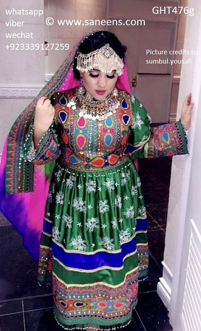 afghan clothes, pashtun singer dress, pathani frock