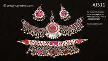 afghan jewelry set, pashtun bridal ornaments