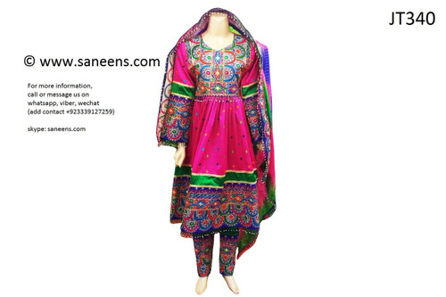 afghan clothes, pashtun singer dress