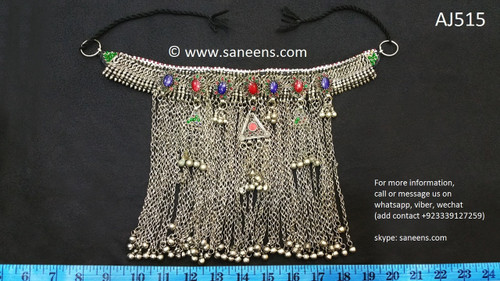 afghan jewelry, kuchi necklace