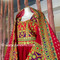 fashion kuchi dresses in red color