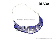 afghan lapis stone necklace