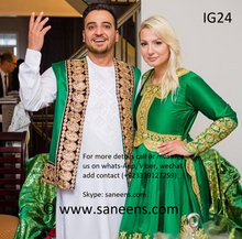 New afghan fashion kuchi couple clothes by saneens.com
