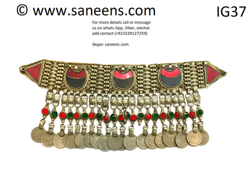 NEW afghan traditional kuchi necklace by saneens