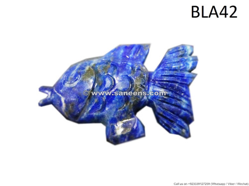 afghan lapis lazuli stone fish