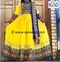New Afghan embroidery clothes with best quality for nikkah in yellow color