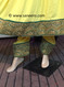 pashtun style embroidery yellow clothes