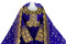 golden zari work afghani dress