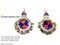 buy new afghan white earrings