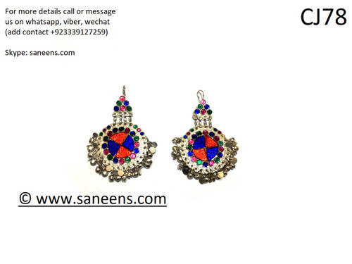New traditional bridals  kuchi earrings by saneens 