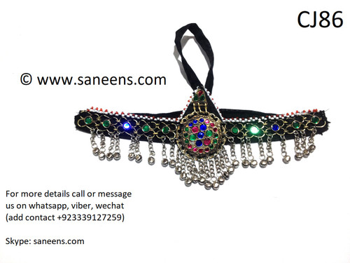 New afghan saneens online jewellery fro head