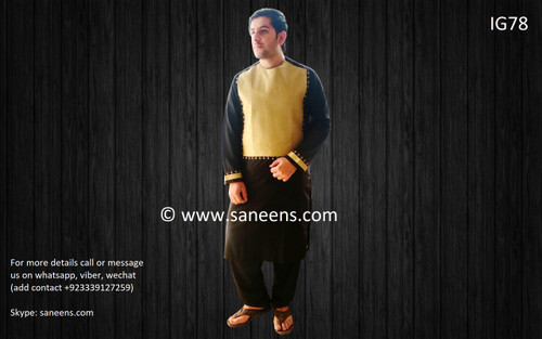 New afghan men dress for nikkah by saneens