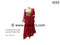 New afghan traditional red dress 