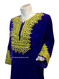 afghan online traditional golden embroidery dress