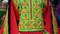 traditional afghan clothes in red color