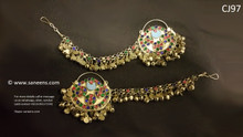 New Afghan vintage style kuchi sahara bali earrings 