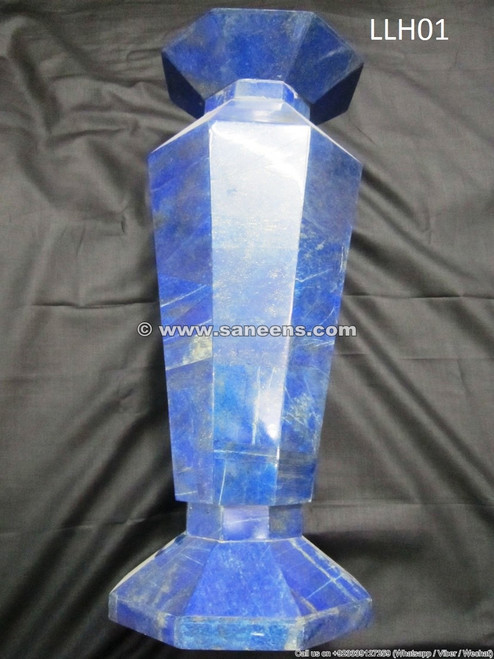 afghan lapis stone vase 