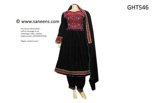 afghan clothes, pashtoon bridal frock