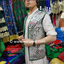 Buy traditional men mirrors works beautiful vest