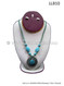 afghanistan turquoise stone necklace