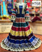 pashtun dulhan dress in multi color fabrics