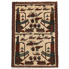 Afghanistan, Pashtun tribe, Hand knotted, Afghan rugs, Woolen war rug
