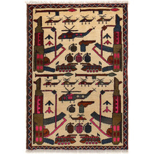 Woolen war rug,  Afghanistan, Hand knotted, Afghan rugs,  Pashtun tribe