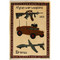 war rug, Afghan textile art,  Decorative war rug