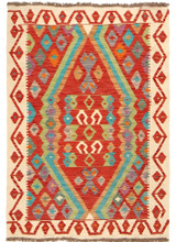 Afghan Chobi Kilim Wool Area Rug By Afghan Artisan 5 x 3 Ft