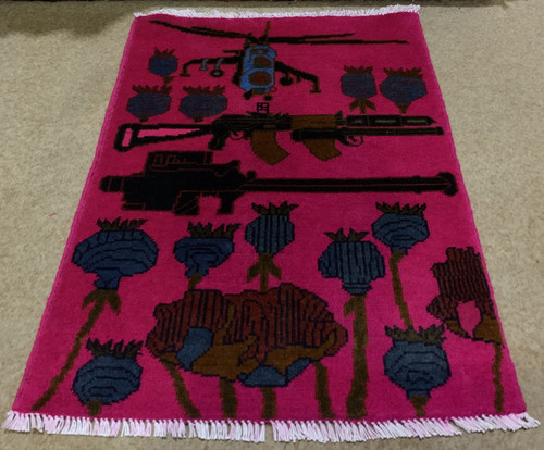 handcrafted Afghan rug, Afghan wool carpet,