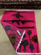 Afghan war art, woolen war rug,