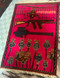 handcrafted rug, Afghan war art, traditional Afghan rug,