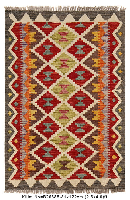 Handmade Afghan rug, Chobi flat weave rug, Afghan kilim wool rug,