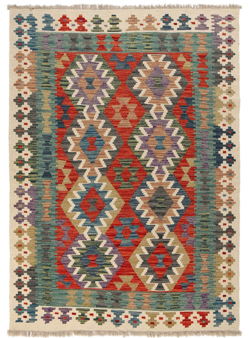 Afghan rug, Chobi Kilim rug, handmade wool rug, boho area rug, modern Afghan rug, tribal pattern rug, 