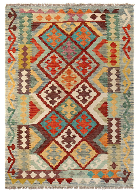 Afghan kilim rug, unique wool rug, handwoven carpet, Chobi rug, bohemian area rug, living room decor, 