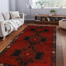 authentic wool rug, traditional Afghan rug, 