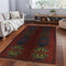 traditional Baloch Afghan rug, handcrafted wool rug, 