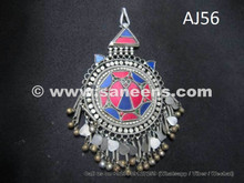 afghan forehead jewelry pendant, kuchi tribal bindi