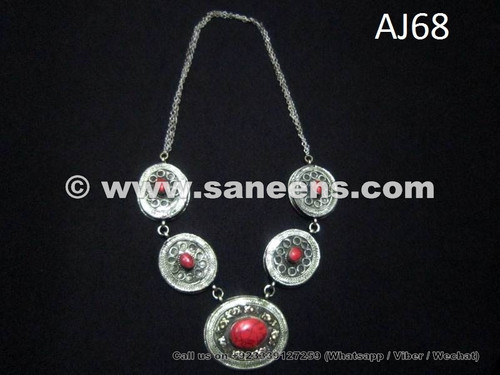 kuchi wholesale necklaces with coral stones